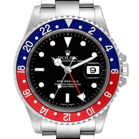 red and blue bezel rolex|Rolex gmt pepsi bezel.